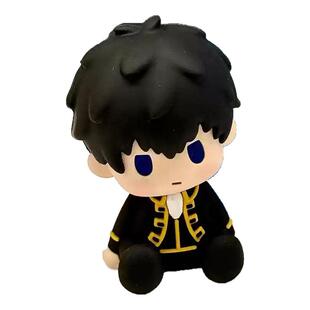 POTEPOTTE-R银魂万代滴胶坐姿系列盲盒潮玩公仔神威手办摆件玩具