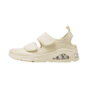 Skechers斯凯奇女鞋秋冬款镂空透气玛丽珍鞋魔术贴复古气垫慢跑鞋