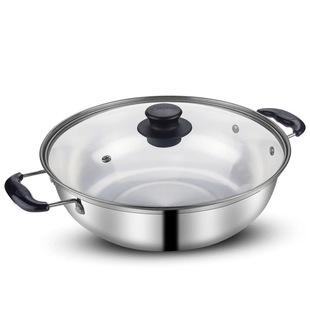 原装美的汤锅不锈钢煲汤火锅电磁炉原配通用包邮28cm单底人气