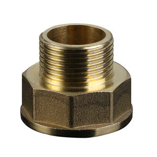 燃气管4分外丝转3分内丝补芯 进水管接头配件6转4不锈钢纯铜补芯