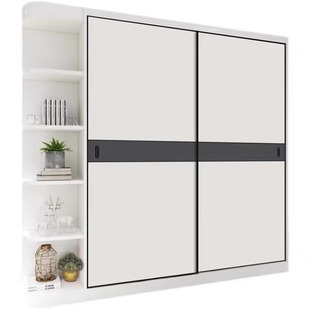 衣柜门推拉门定制定做现代简约百搭柜门卧室滑移门壁橱推拉门定做