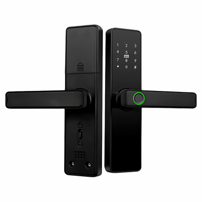 木门专用指纹智能锁免改孔远程