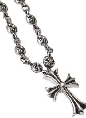 david手工925纯银十字架项链