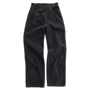 秒发！超好穿灯芯绒休闲裤韩国设计师nothing wr*tten茧型长裤