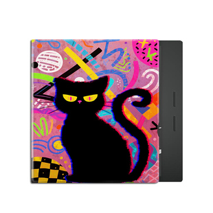 适用文石leaf5小黑猫3涂鸦poke6个性5s小白马p6pro小彩马阅读器tab8c磁吸NoteAir4C电子书BOOX保护套电纸书壳