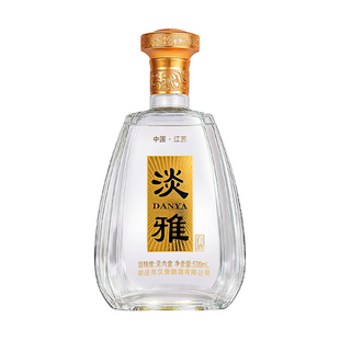 淡雅绵柔版52度浓香型白酒纯粮食典藏原浆酒一箱6瓶装42度礼盒装