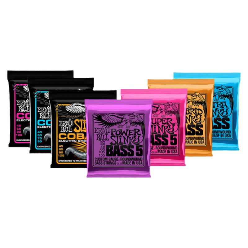 Ernie Ball 2833 2832 2834镀镍EB电贝司弦四五六弦bass贝斯琴弦