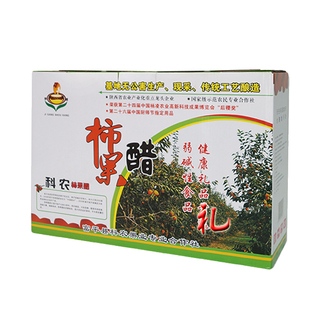 陕西特产富平柿子醋科农柿果醋无盐原汁农家自酿礼盒6斤0添加特价