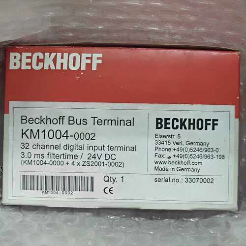 议价Beckhoff德国倍福模块KM1004-0002总线端子全新原装正品现货