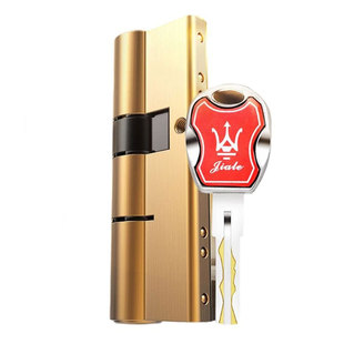 防盗门家用超C级通用型大门锁心C级一体铜锁芯全铜防盗门锁芯叶片