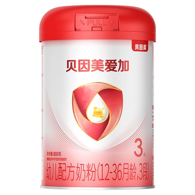 贝因美爱加3段婴儿奶粉800g