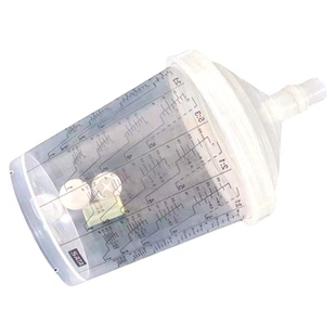 适用于萨塔喷枪1000/1500/5500免洗一次性塑料喷壶600ml油性通用