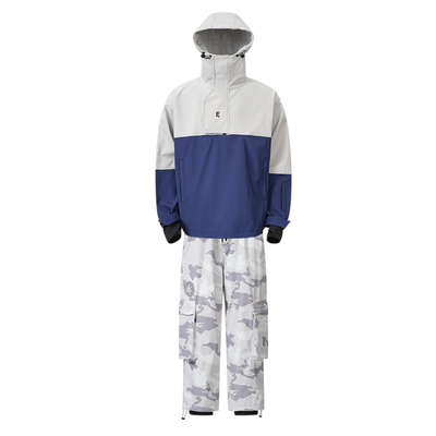 LANCIA迷彩滑雪衣裤加绒防水