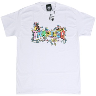 Thrasher Devil's Music 火焰魔鬼音乐短袖插画师合作款吉他手T恤