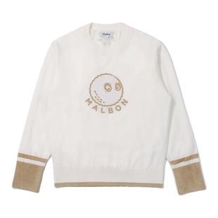 2024年秋冬季高尔夫女装长袖针织衫毛衣防风高弹保暖休闲运动时尚