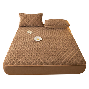 冬季A类牛奶绒床笠单件法兰珊瑚绒床罩全包加厚加绒床垫套保护罩