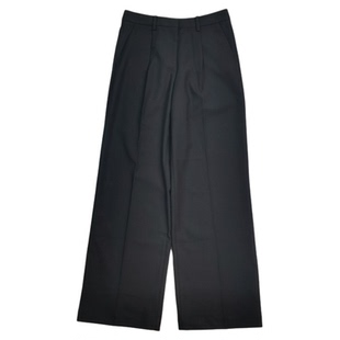 冬季新款he系精纺羊毛高腰西装裤显瘦百搭高ji感显瘦女士直筒长裤