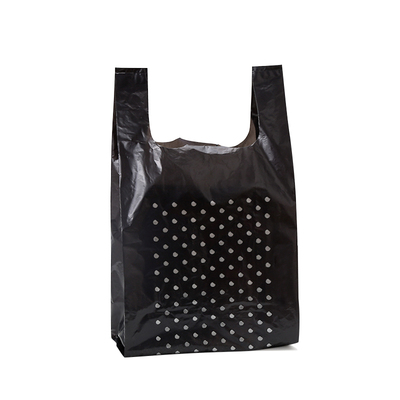 批发商隐私袋马夹黑色塑料垃圾袋