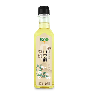 润心有机生榨山茶油1.22L压榨纯冷榨食用玉米菜籽油低温健康好