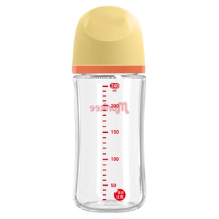 梦呵玻璃奶瓶婴儿新生通用第三代配件瓶身适配贝亲奶嘴160ml240ml