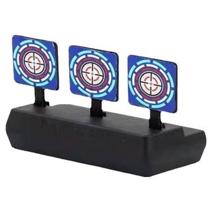 自动复位标靶软弹枪练习靶自动回弹玩具枪配件旋转小钢靶三连靶子
