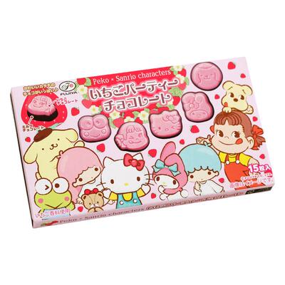 不二家凯蒂猫巧克力草莓味15枚