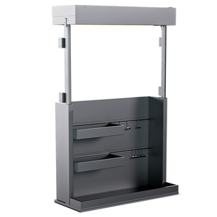 厨房电动升降拉篮智能语音触摸橱柜垂直吊柜下拉式调味拉篮升降机