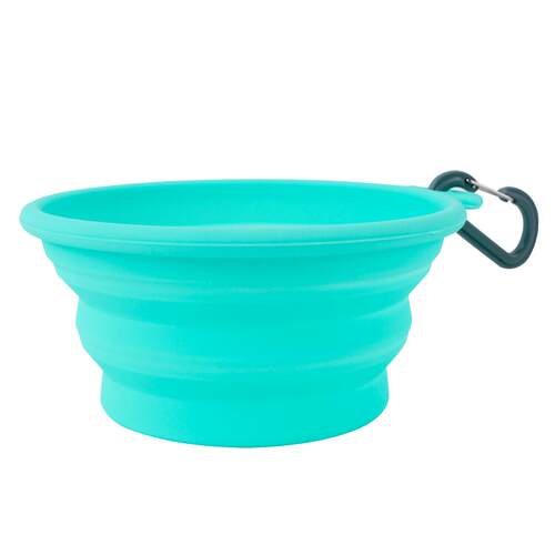 休普狗狗户外随行狗碗猫食盆外出便携宠物饮水折叠碗硅胶水碗露营