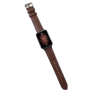 适用于华为WatchFitMini真皮表带fitmini智能运动手表nfc版腕带b3/b6/b7手环男女通用休闲百搭皮带针扣替换带