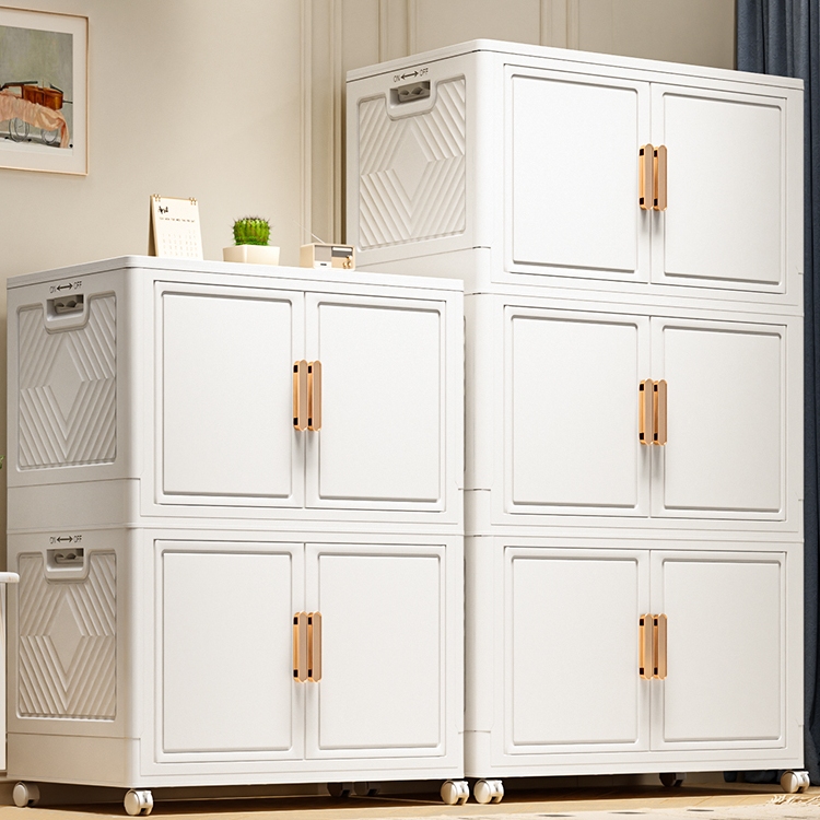 收纳柜儿童衣柜家用卧室衣服衣物出租房简易组装塑料置物柜收纳柜