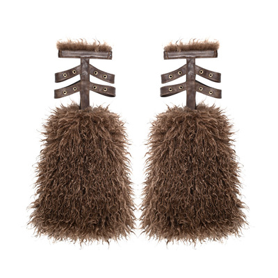 血液供给原创滩羊毛加厚腿套袜套