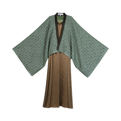 【重回汉唐千黛】改良齐胸吊带裙披袄唐制汉服日常款女款汉洋折衷