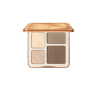 juduo橘朵修容高光一体盘阴影鼻影腮红三合一哑光提亮立体脸部女