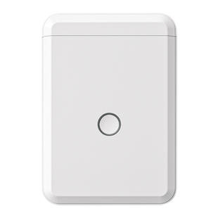 精臣D110透明标签打印机小型家用防水姓名贴纸开关标识贴珠宝化妆品价格二维码美甲色号手持热敏不干胶标签机