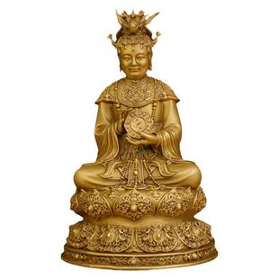 纯铜无生老母骊山圣母摆件供奉家用客厅工艺品家居日用家居装饰