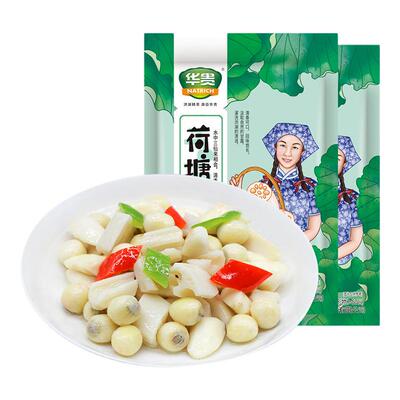 【华贵正品】洪湖烩三鲜荷塘三宝450g包酒店名菜嫩莲米嫩菱角莲藕