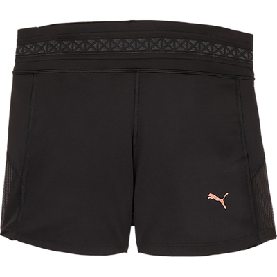 Puma/彪马正品新款女士紧身运动网眼训练健身短裤525147-01