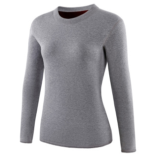 北极绒保暖内衣男士加绒加厚中高领冬季防寒老年人超厚打底衫上衣