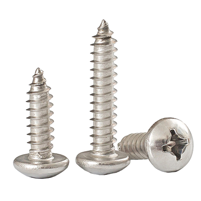 304不锈钢十字圆头自攻螺丝钉