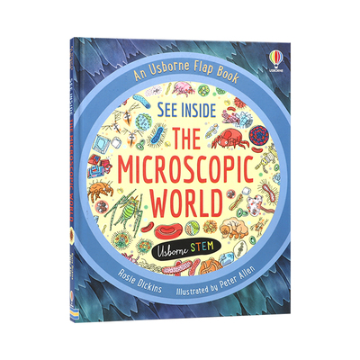 Usborne看里面系列：微观世界See Inside The Microscopic World英文原版 儿童英语启蒙科普早教绘本纸板翻翻书 尤斯伯恩出版