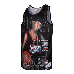 【Slam联名】MN76人艾佛森杂志款3号球衣复古潮流透气篮球服男NBA