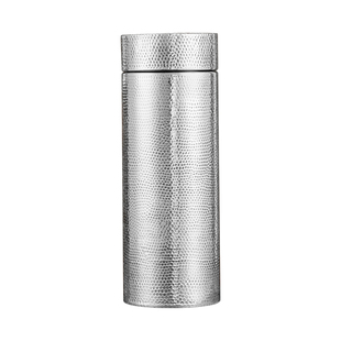 银杯子999内外全银水杯景区同款雪花银杯男士九龙杯食用足银茶杯