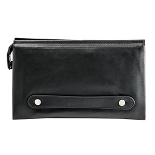 男士真皮长款钱包多功能休闲软皮手拿包男头层牛皮手抓包手机包潮