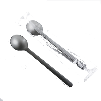 一次性磨砂勺叉单独包装外卖汤勺