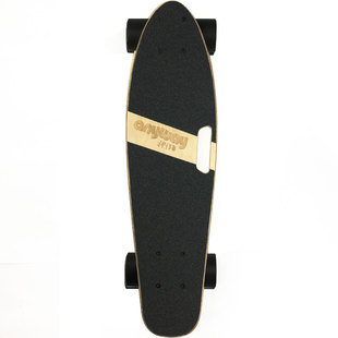 anyway神行者专业枫木手提小鱼板香蕉板皮皮滑板陆地冲浪板初学者