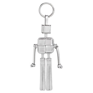 CHARLES&KEITH钥匙扣CK8-10681216设计感小机器人包挂