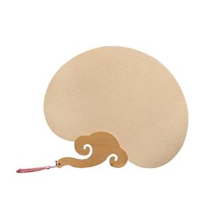 善琏湖笔 10把团扇 漆扇空白书画毛笔书法专用练习软笔国画绘画扇子初学者扇面作品纸古风圆形手绘纸扇