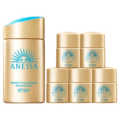 ANESSA/安热沙小金瓶新版防晒乳高倍防晒清透水润快速成膜