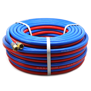 氧气管焊割工业用双色管高压氧气乙炔带氧割割枪气割8mm耐磨软管