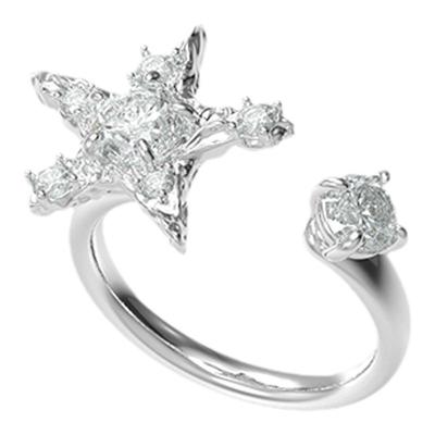 星迹戒指GOOGMO简约女